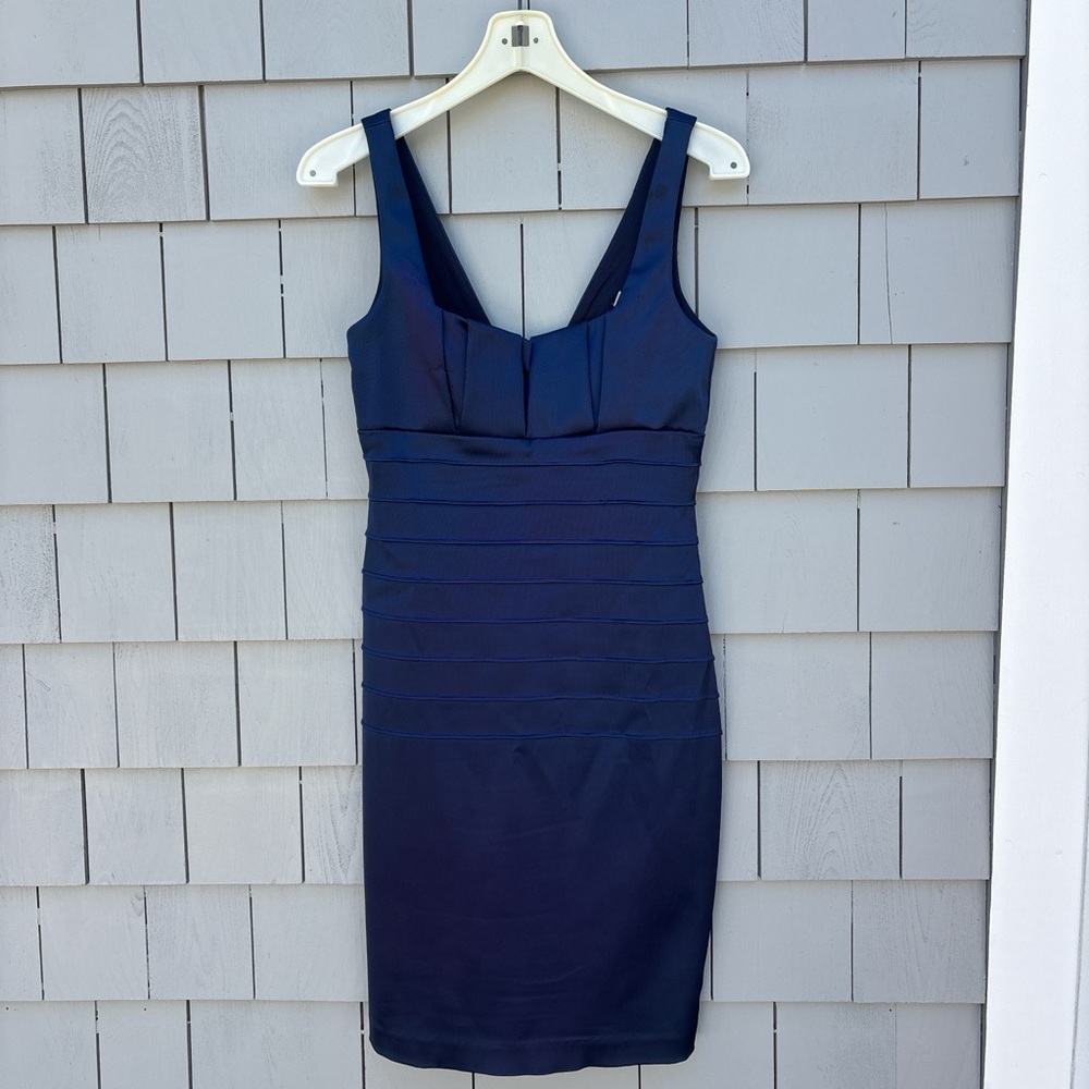 Cache Midnight Blue Mini Dress